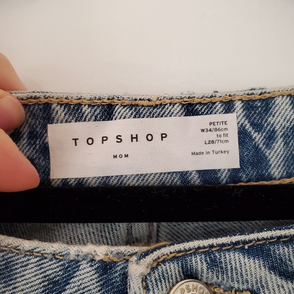 TopShop Mom Jeans - petite - Picture 5 of 7